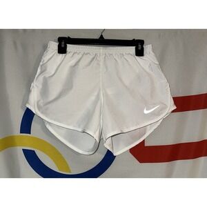 Nike Running Shorts Womens Small White Lined